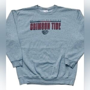 NCAA University of Alabama Crimson Tide Y2K Sweatshirt Size (L) Collegiate Retro